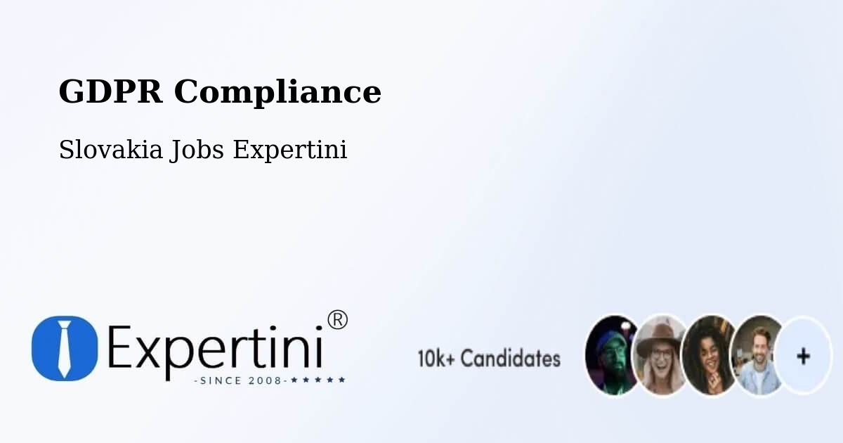 EU GDPR Compliance Statement – Čadca - Slovakia Jobs Expertini