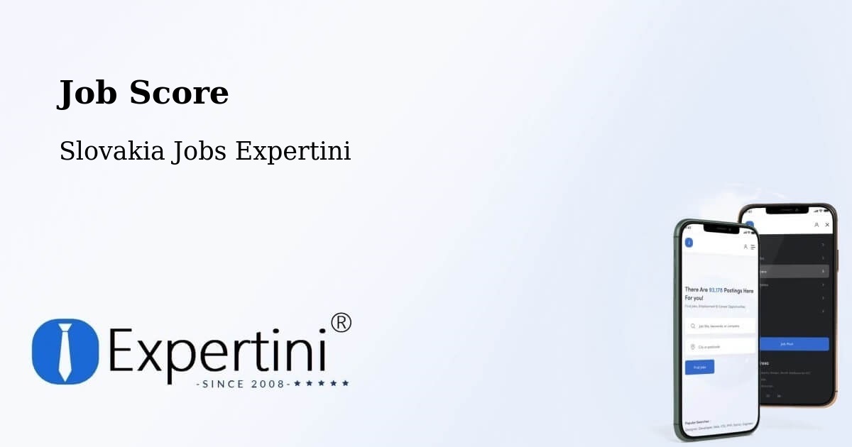 Job Score & Job Description Score Tool – Čadca - Slovakia Jobs Expertini